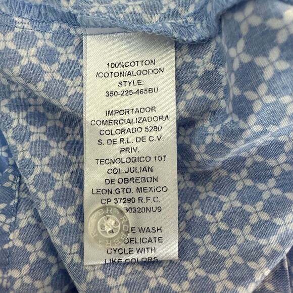 Roper Western Pearl Snap Shirt Women's Large Blue Rodeo Cowgirl Pockets Ranch - Picture 6 of 8